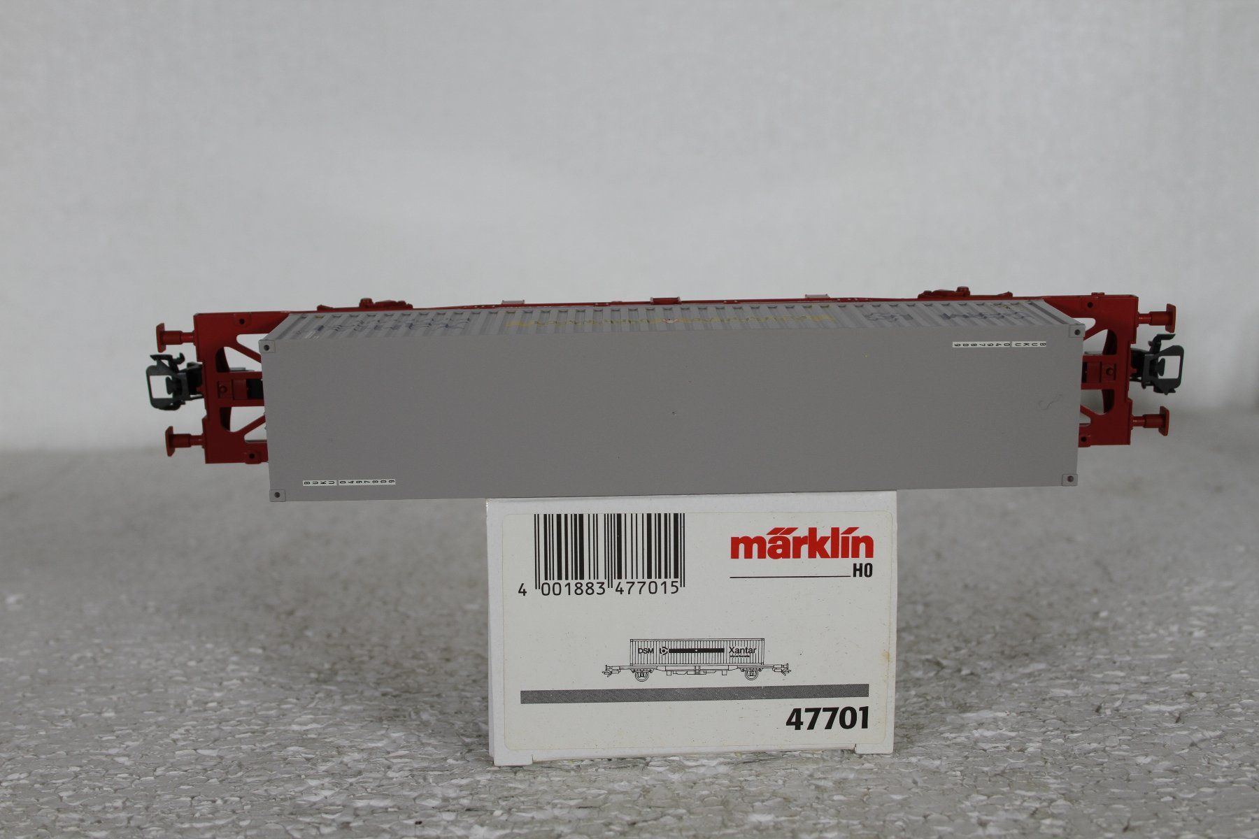 Märklin Modellini di ferrovie: Märklin 47701 NS Cargo Bertschi Container OVP – Usato da Triesen venduto da gleis8 4