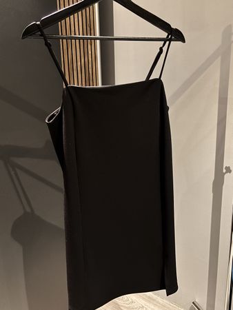 H&M Black Summer Dress, Size S, Spaghetti Straps, Chic!
