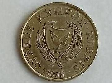 Tutti le monete: Münze Cyprus 1988 – Usato da Winistorf venduto da acreativ4