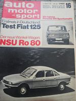AMS 16/67 Fiat 125 NSU RO 80 Porsche 911 Sportomatic xx