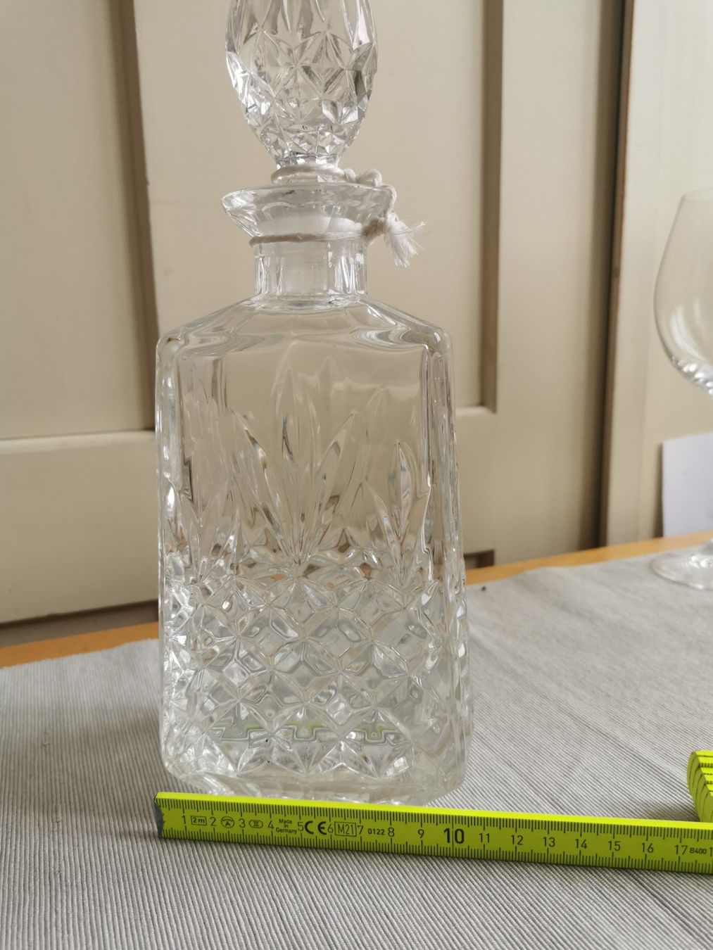Caraffe: Antike Glaskaraffe Whiskeykaraffe – Usato da Berneck venduto da Hansi_Muenz 3