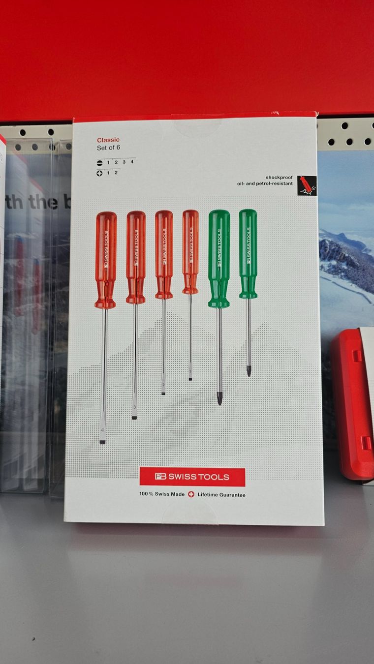 PB Swiss Tools Tutti gli attrezzi: PB Swiss Tools Schraubenziehersatz PB 1568 CBB – Nuovo e nell'imballaggio originale da Koppigen venduto da Bracher_Mail-House