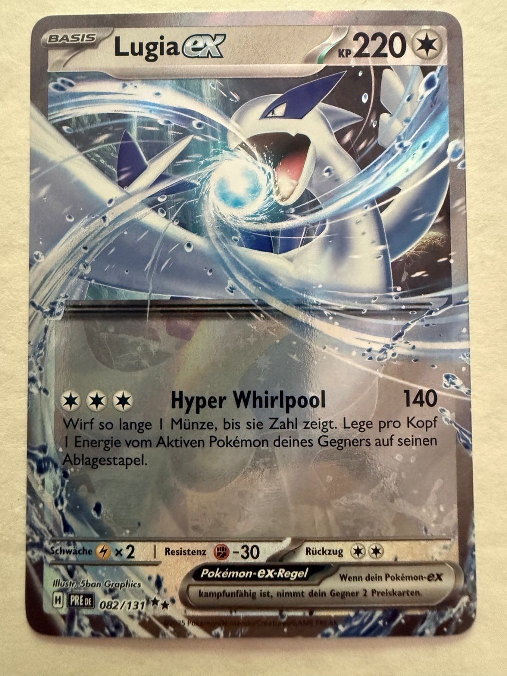 Pokémon Carte collezionabili: Pokémon Lugia Ex (082/131) PRE DE – Usato da Chiggiogna venduto da TheLegend88