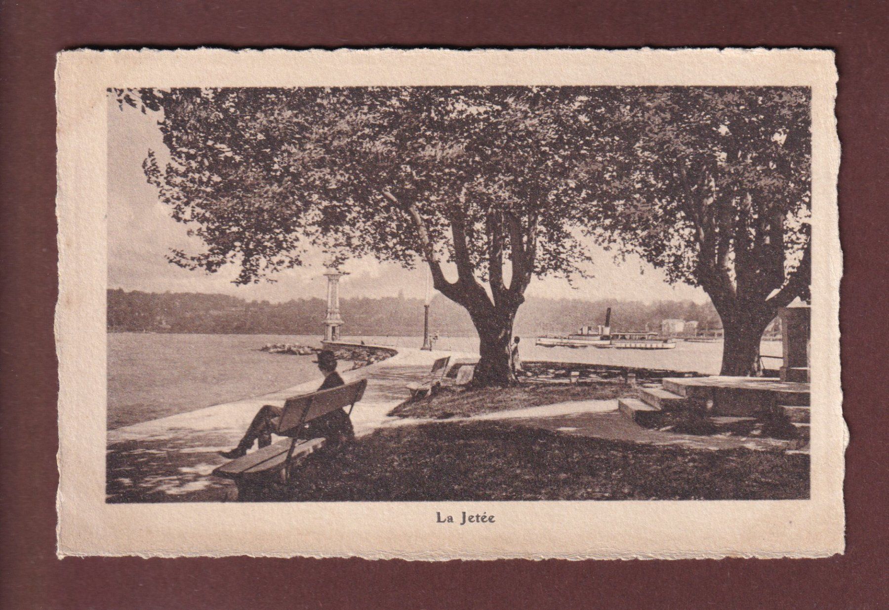 Cartes postales: GENEVE - La Jetée – D'occasion à Pully par nicecards-shop