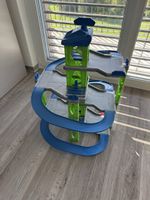 Fisher-Price Parkgarage blau grün gebrauchter Zustand