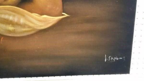 Gemälde: "Frau am Meer" Samt-Gemälde – Gebraucht aus Zürich von Galerie-Kunst 1