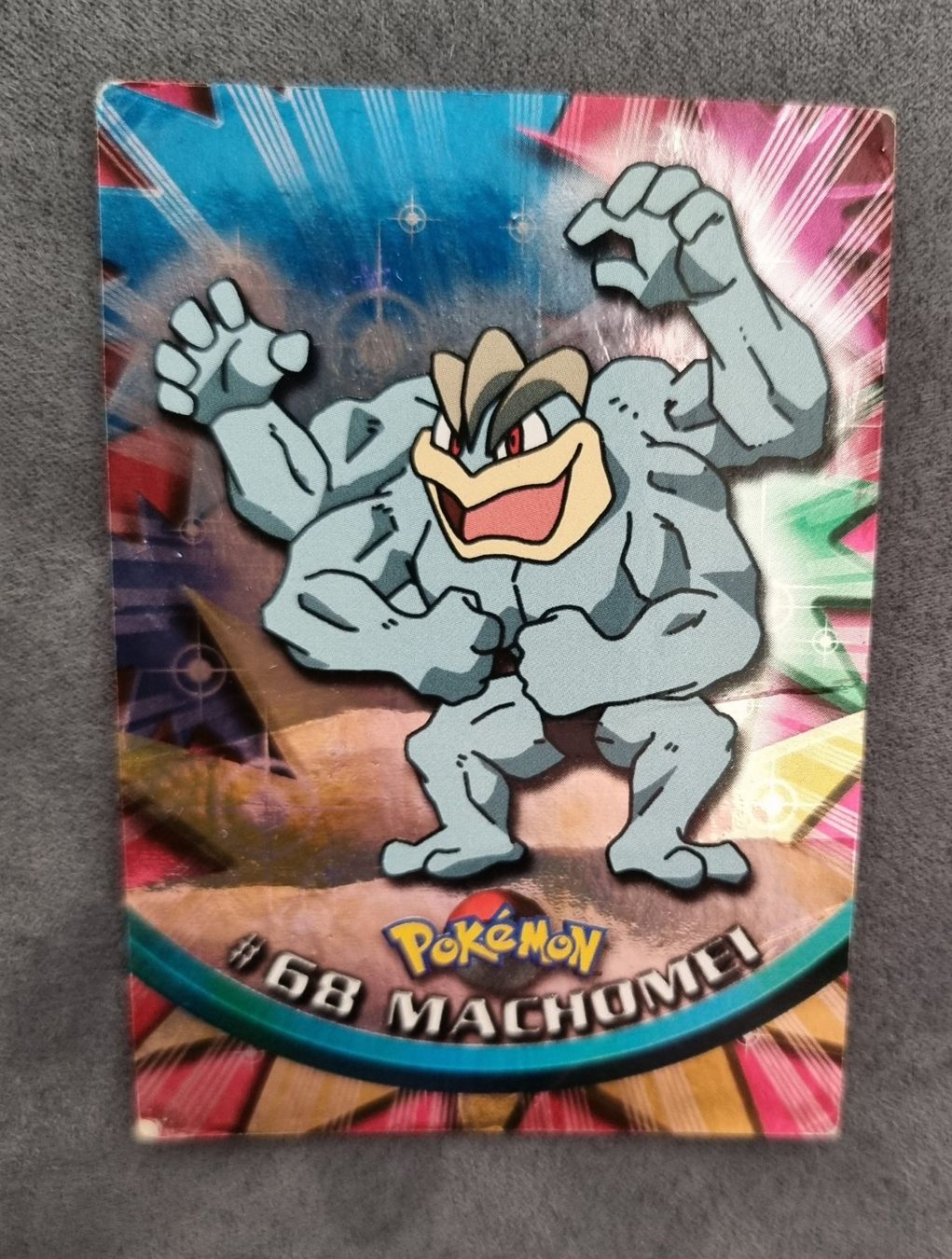Pokémon Sammelbilder & Trading cards: Pokémon Topps Holo blau #68 Machomei – Gebraucht aus Roggwil BE von S_Cards 4