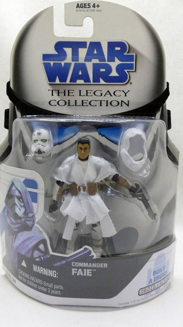 Statuette: COMMANDER FAIE STAR WARS HASBRO 2008 THE LEGACY COLLECTION – Nuovo e nell'imballaggio originale da Lugano venduto da YouWantUS