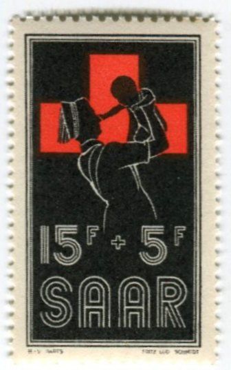 Tous les timbres: Briefmarke "Rotes Kreuz". Saarland – Neuf avec emballage d'origine à Basel par Butsch5