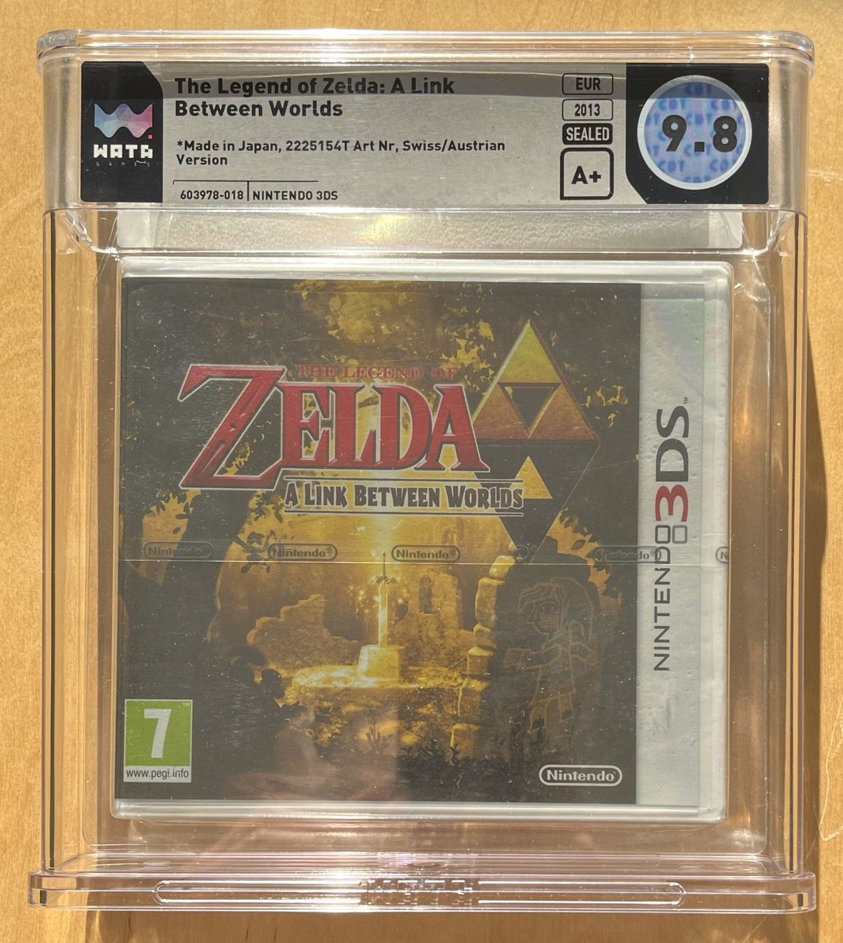 Nintendo Giochi: WATA 9.8 Zelda: A Link Between Worlds 3DS Neu – Nuovo e nell'imballaggio originale da Dornach venduto da Deco89