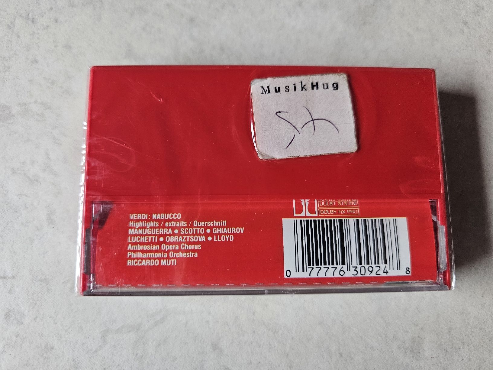 Musicassette: Verdi  -  Nabucco  /  Fabrikneu – Nuovo e nell'imballaggio originale da Schneisingen venduto da backstore24 1