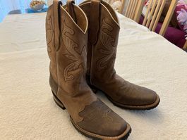 DILIGENCIA Boots MX 28, Cowboy Stiefel aus Leder Gr 41 NEU