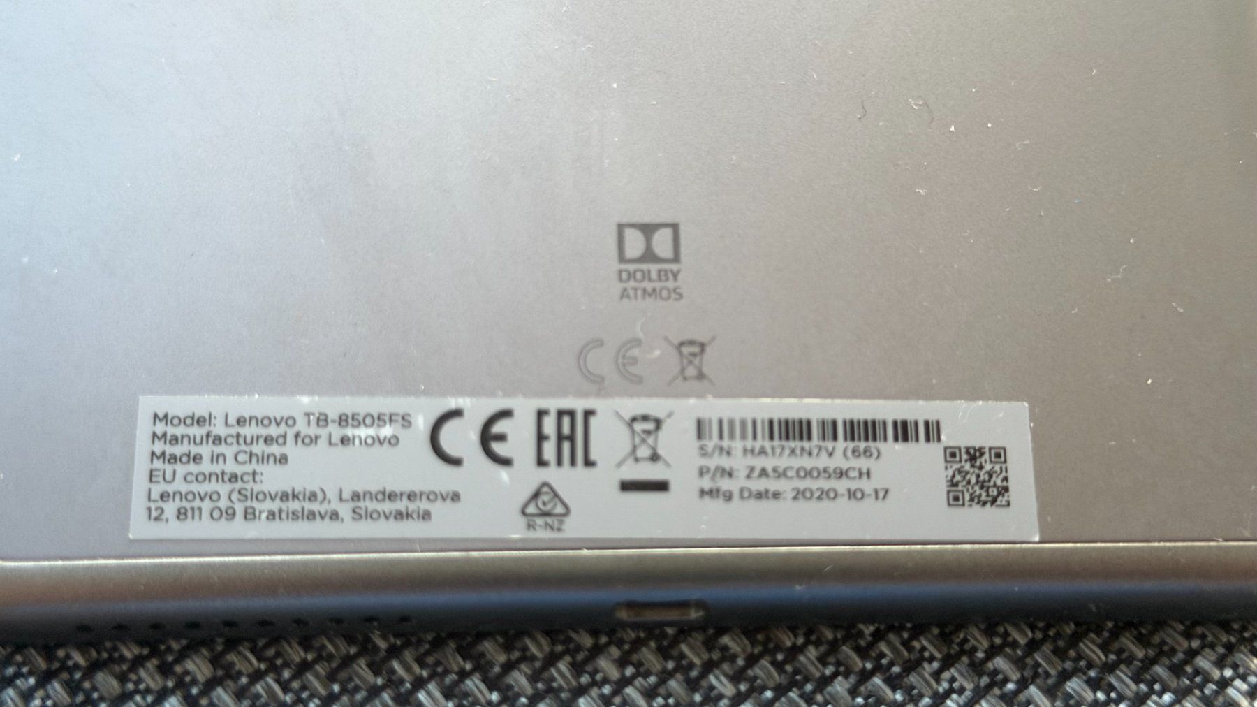 Lenovo Tablet PC: Lenovo Tablet TB-8505FS – Gebraucht aus Zürich von oli_k9tl 2