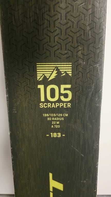 Scott Skis: Scott Scrapper 183cm Tourenski Set mit Bindung + Fell – Gebraucht aus Kehrsatz von bernbiker81249 2