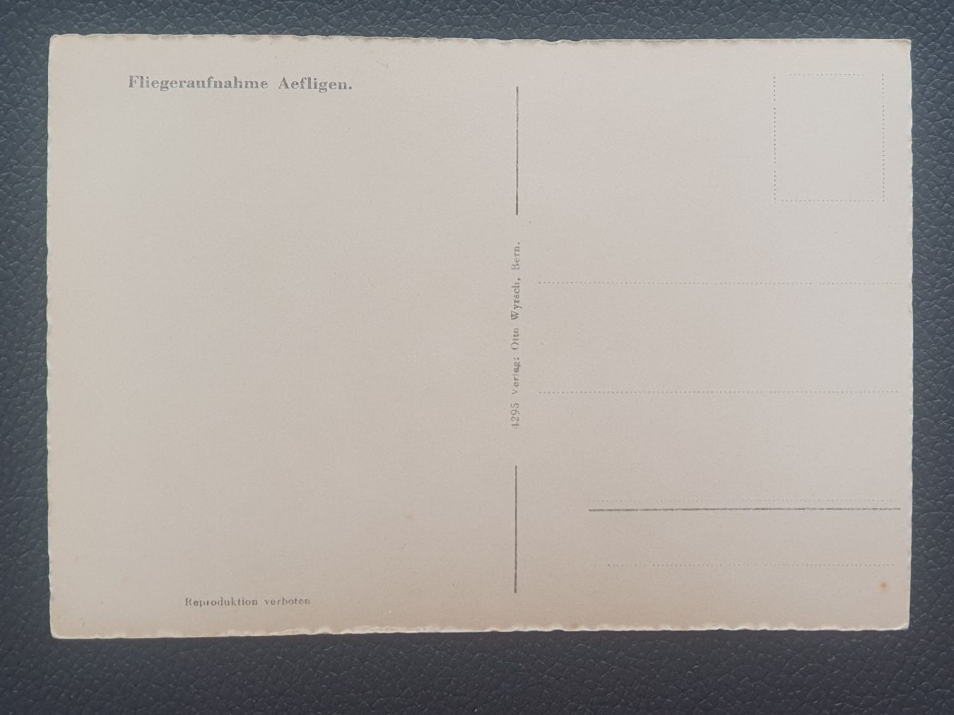 Cartoline postali: Alte Ansichtskarte Aefligen BE Luftaufnahme – Usato da Biberist venduto da stang4eva 1