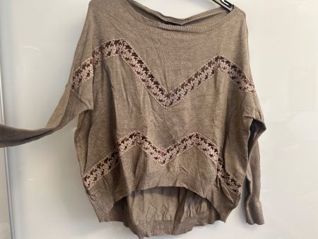 Pullover Asymmetrisch Spitze Strass 1 Size Neu