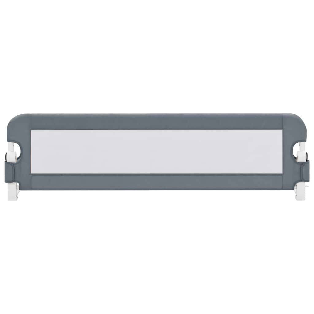 Box & Barriere di sicurezza: vidaXL Kleinkind-Bettschutzgitter Grau 150x42 cm Polyester – Nuovo e nell'imballaggio originale da Baar venduto da vidaxl 2