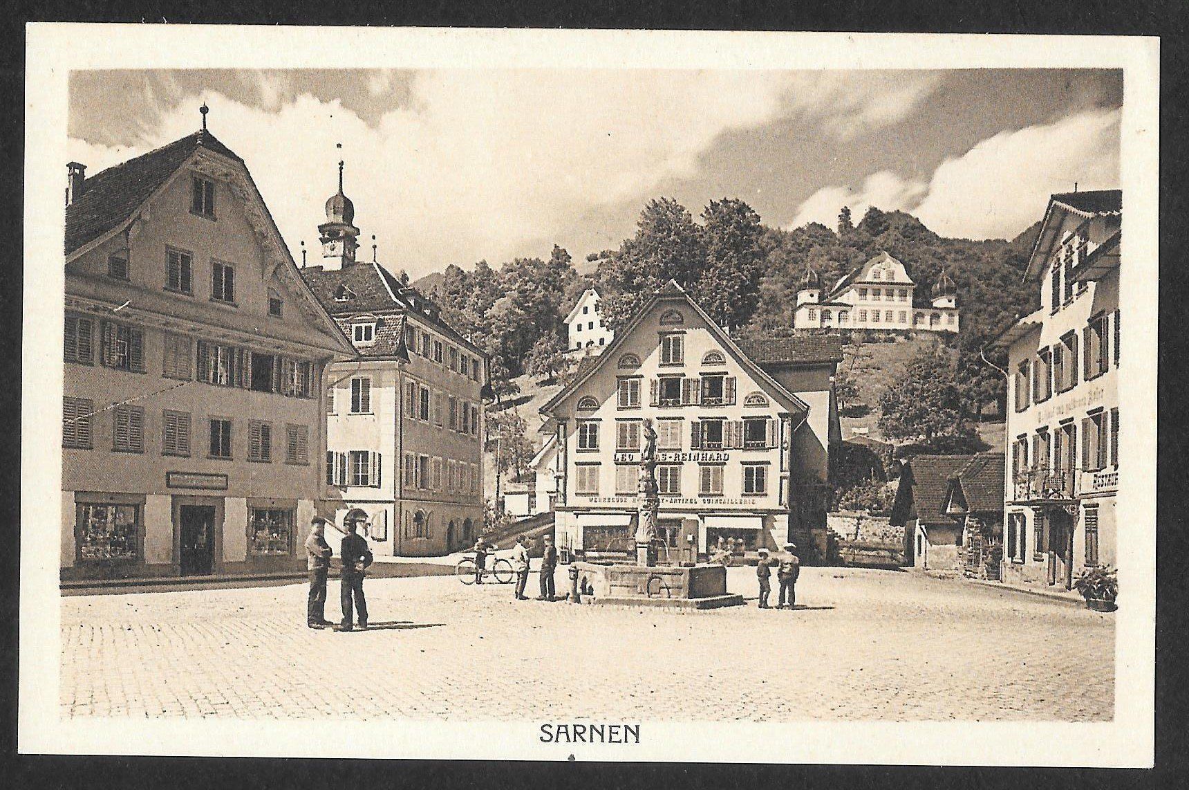 Cartoline postali: Sarnen Teilansicht – Usato da Olten venduto da clotaldi
