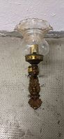 Antike Lampe massiv Wandlampe