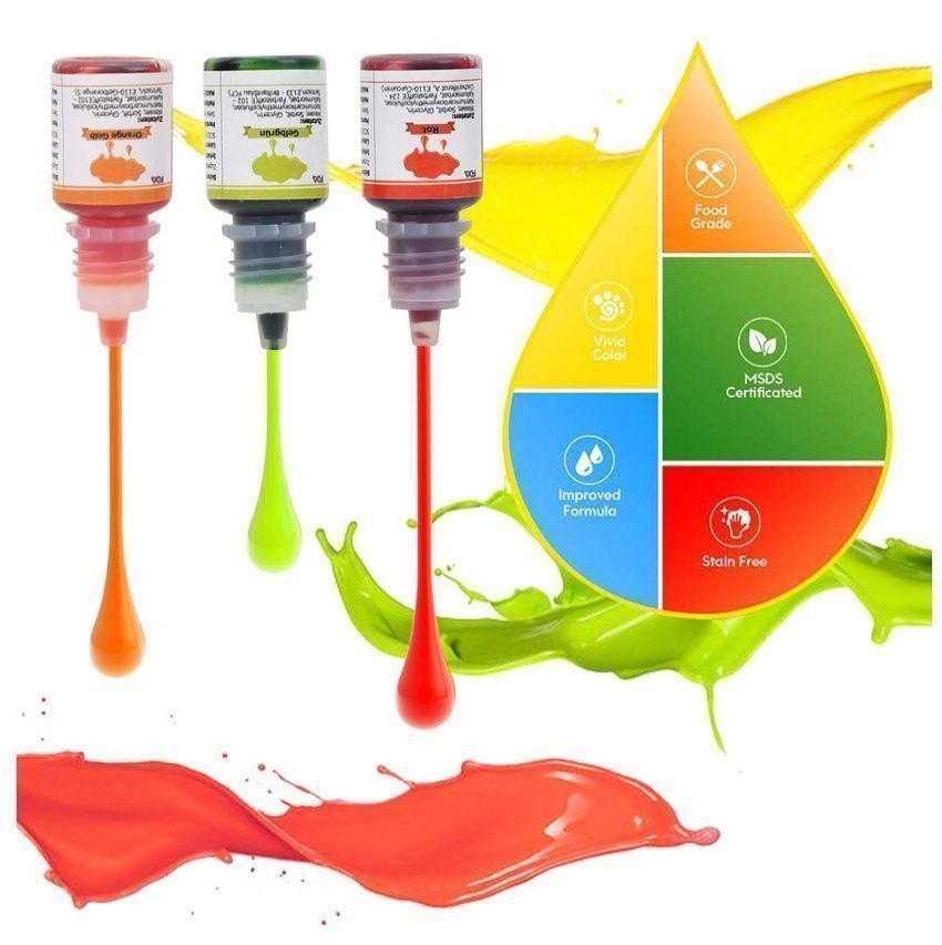 Cibi & Specialità: 24 X  6ml Lebensmittelfarbe Set – Nuovo e nell'imballaggio originale da Bülach venduto da StoreInShop.com 4