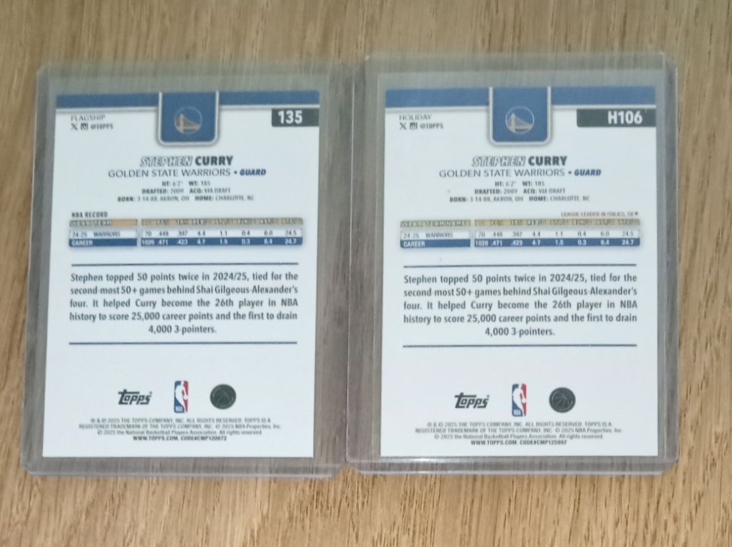 Cartoline: Steph Curry Topps NBA cards lot  – Nuovo (secondo la descrizione) da Vallorbe venduto da ant_75wx 1