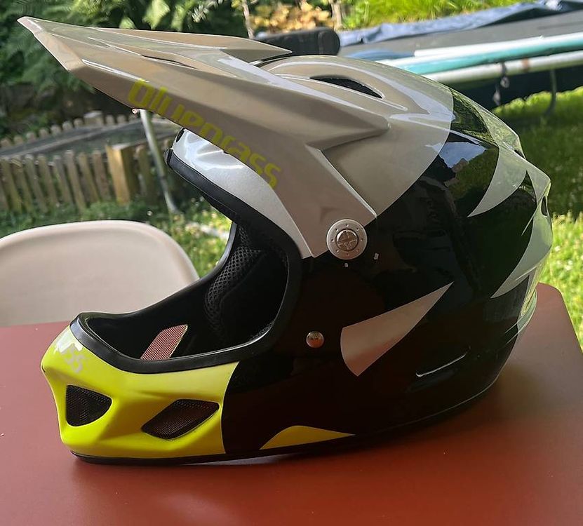 O'Neal Casque MX 5SRS Polyacrylite Warhawk - Noir/Vert | Maciag Offroad