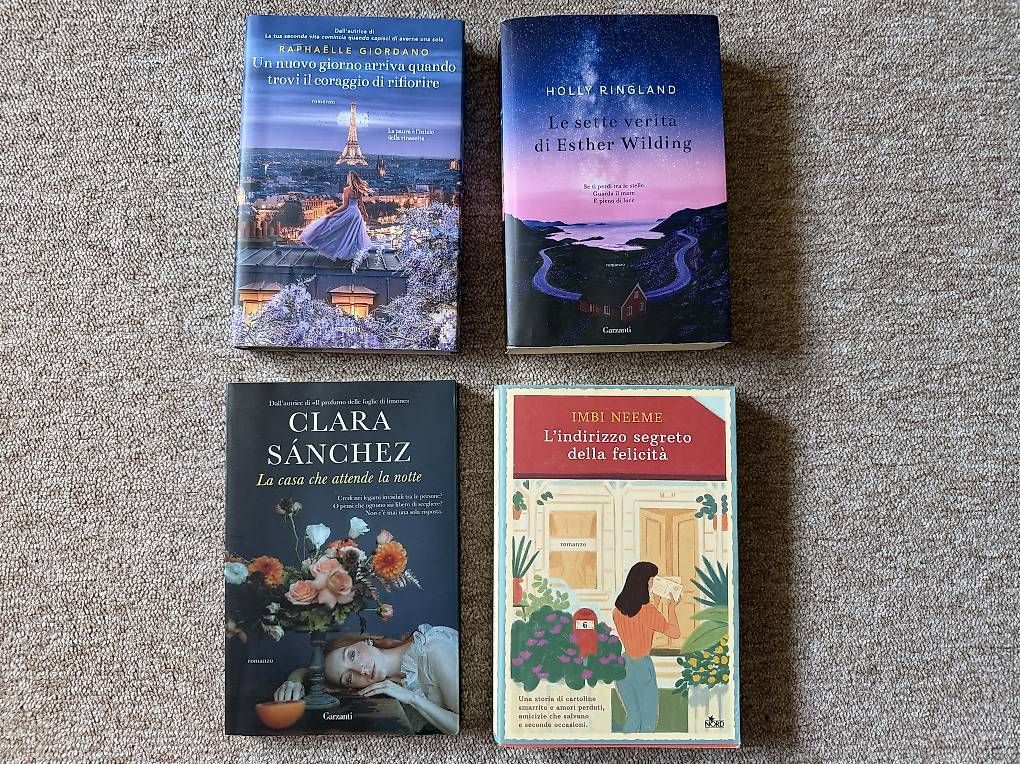 Livres: 4 Libri Romanzi – D'occasion à Ascona par NickPick