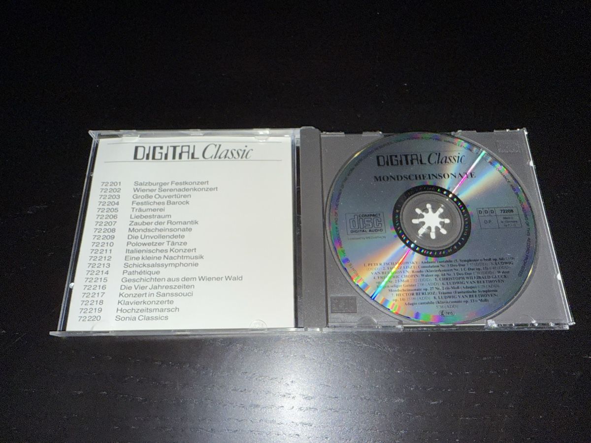 CD: CD Digital Classic - Mondscheinsonate - Top Zustand! – Usato da Erstfeld venduto da Uhu1980 2