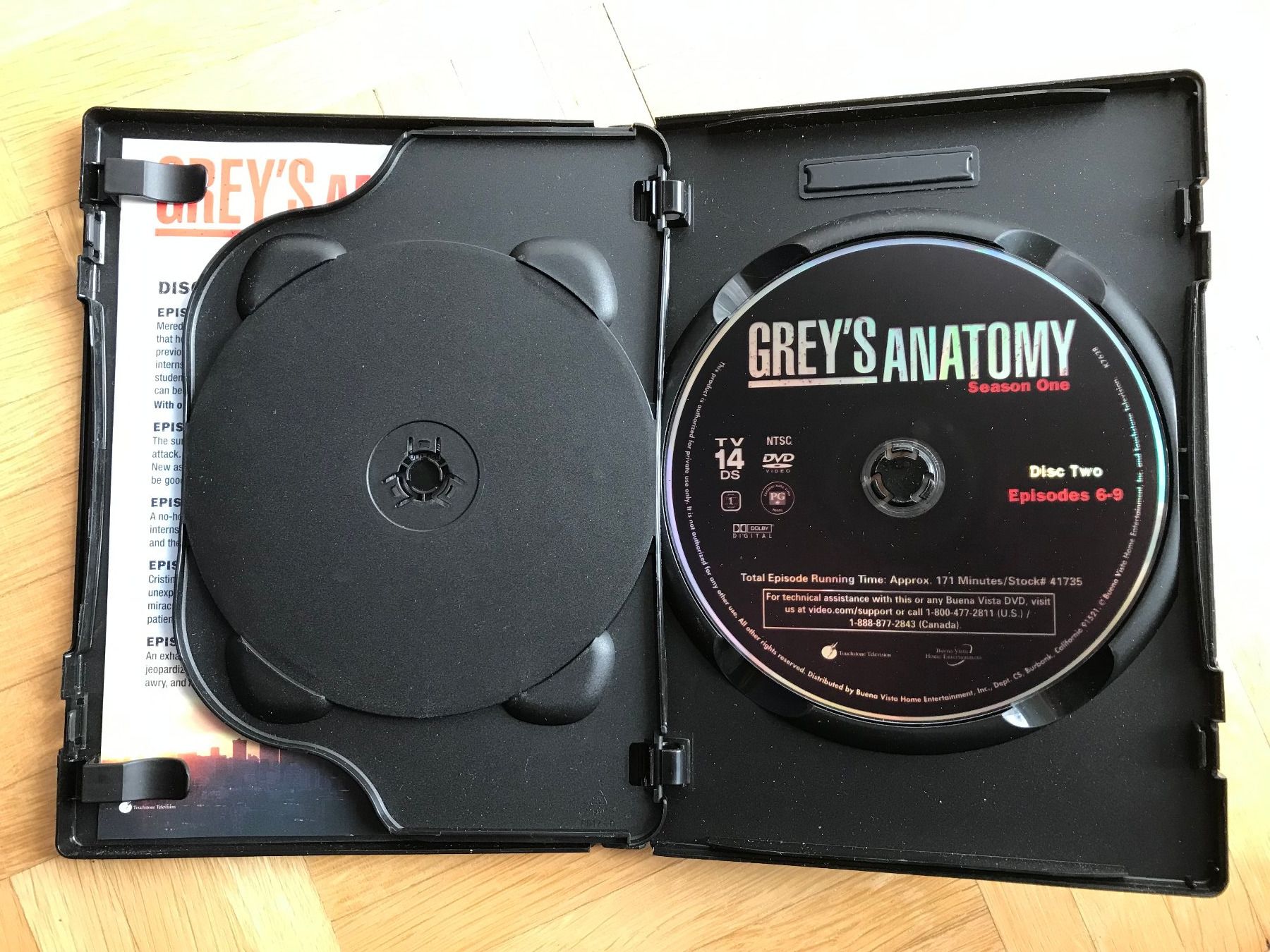 Tutti i DVDs: Grey's Anatomy: Season 1 - DVD – Usato da Zürich venduto da Malcom 2