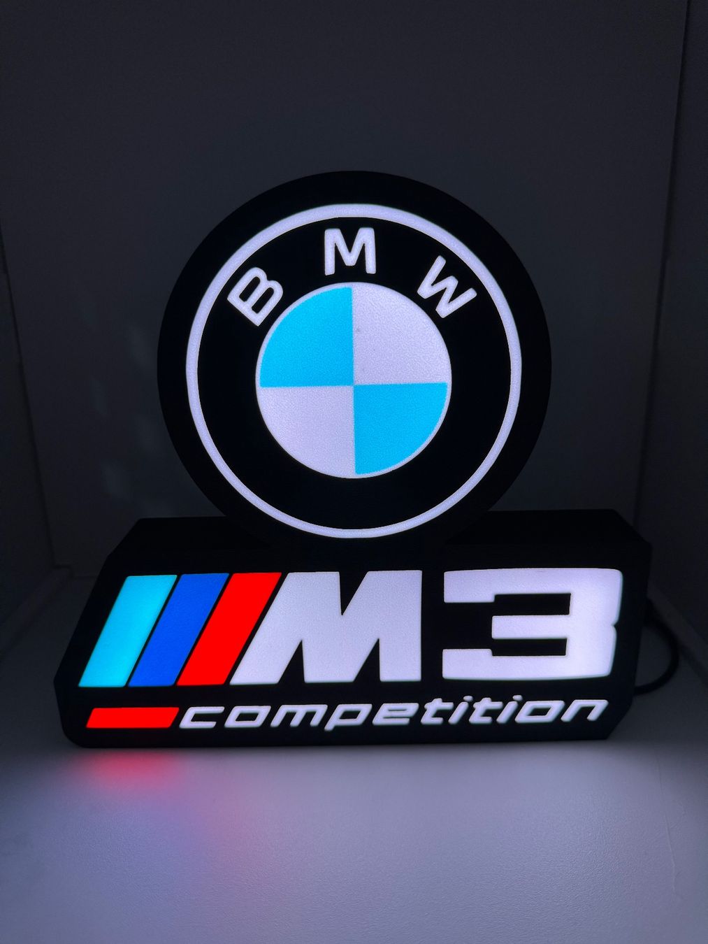 Lampade: Lightbox lumière led BMW Competition – Nuovo (secondo la descrizione) da Vicques venduto da PAMB3D