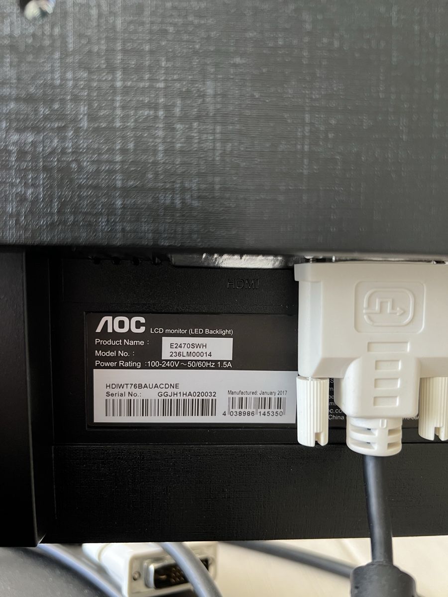 AOC Ecrans: Monitor – D'occasion à Niederdorf par Em_ki 2