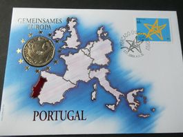 Portugal 1992, Münzbrief Gemeinsames Europa