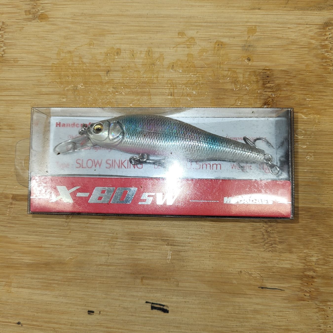 Megabass Esche: leurre megabass x 80 sw – Nuovo e nell'imballaggio originale da Lentigny venduto da Davide599