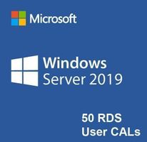 Windows Server 2019 - 50 User/CAL (RDS) Email Lieferung TOP