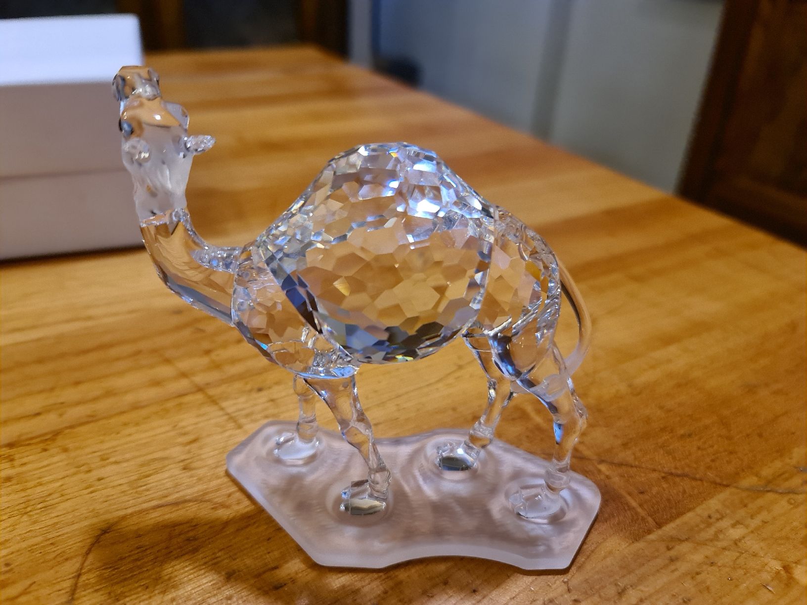 Swarovski Statuette: Swarovski Figur Kamel Originalverpackt  – Usato da henau venduto da Rockj 1