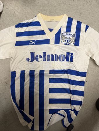 Fussballtrikot FC Zürich 20 Jelmoli Puma Weiss/Blau Grösse M