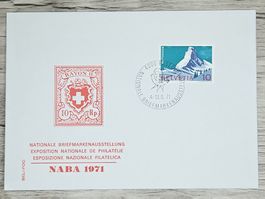 CL02 Enveloppe + Timbre Suisse 1971