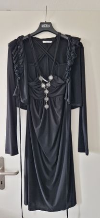 Abendkleid mit Cachecoeur in Grösse XL