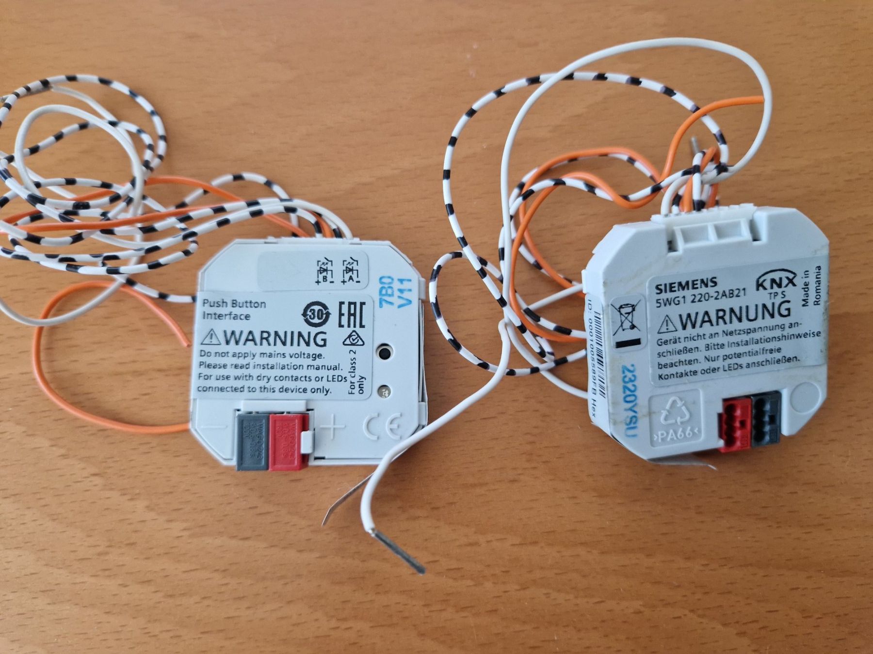 Siemens Elektronikbauteile: Tasterschnittstelle Siemens 2fach 2 Stück – Gebraucht aus Steinen von Stromer14 1
