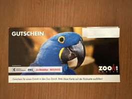 Zoo Zürich Ticket bis 31/12/2026