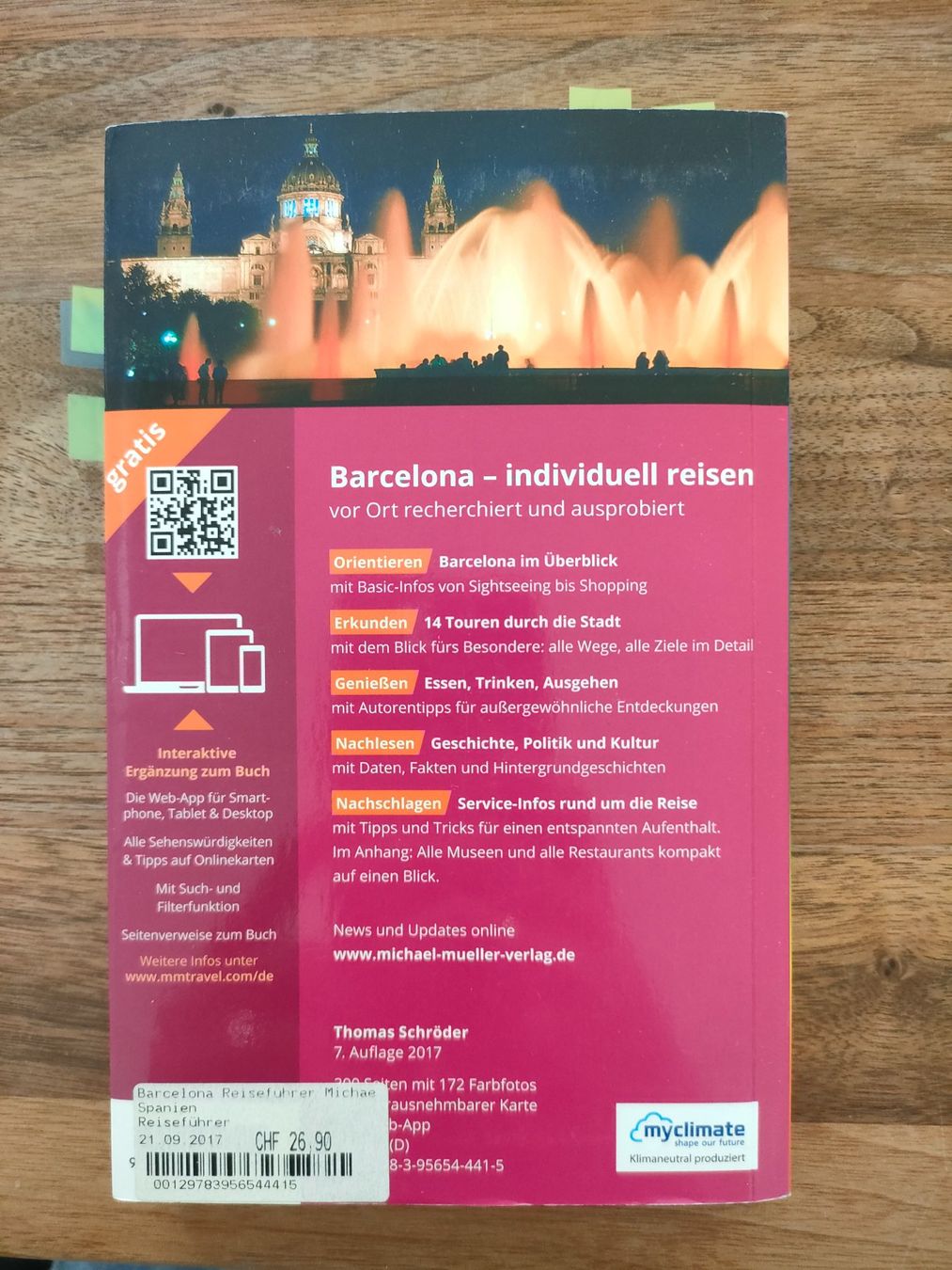 Libri: Barcelona Reiseführer von Thomas Schröder – Usato da Wiesendangen venduto da s_er 1