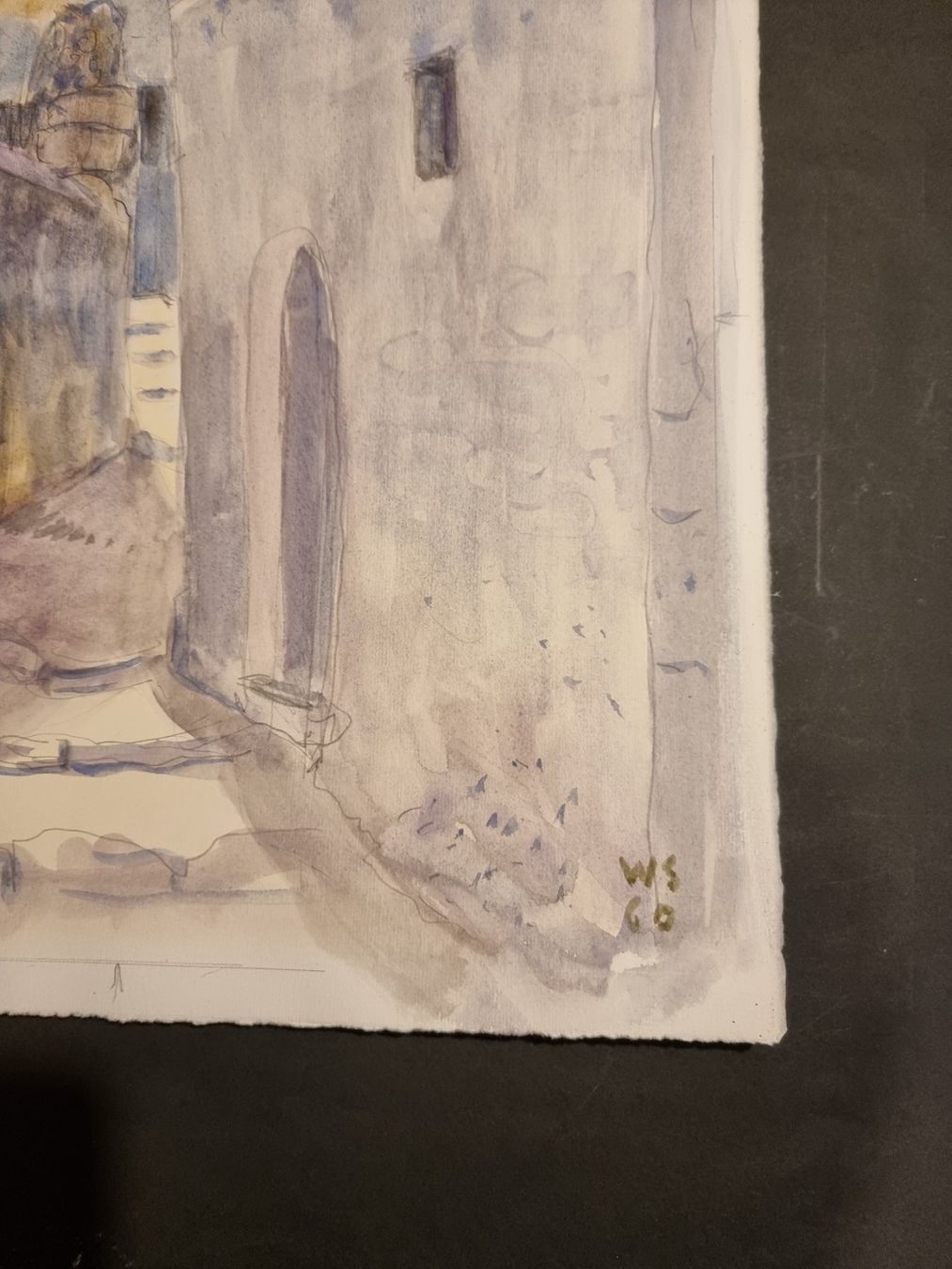 Dipinti: WALTER SAUTTER AQUARELL  MNOGRAMMIERT – Usato da Gersau venduto da grafik-kunst 4
