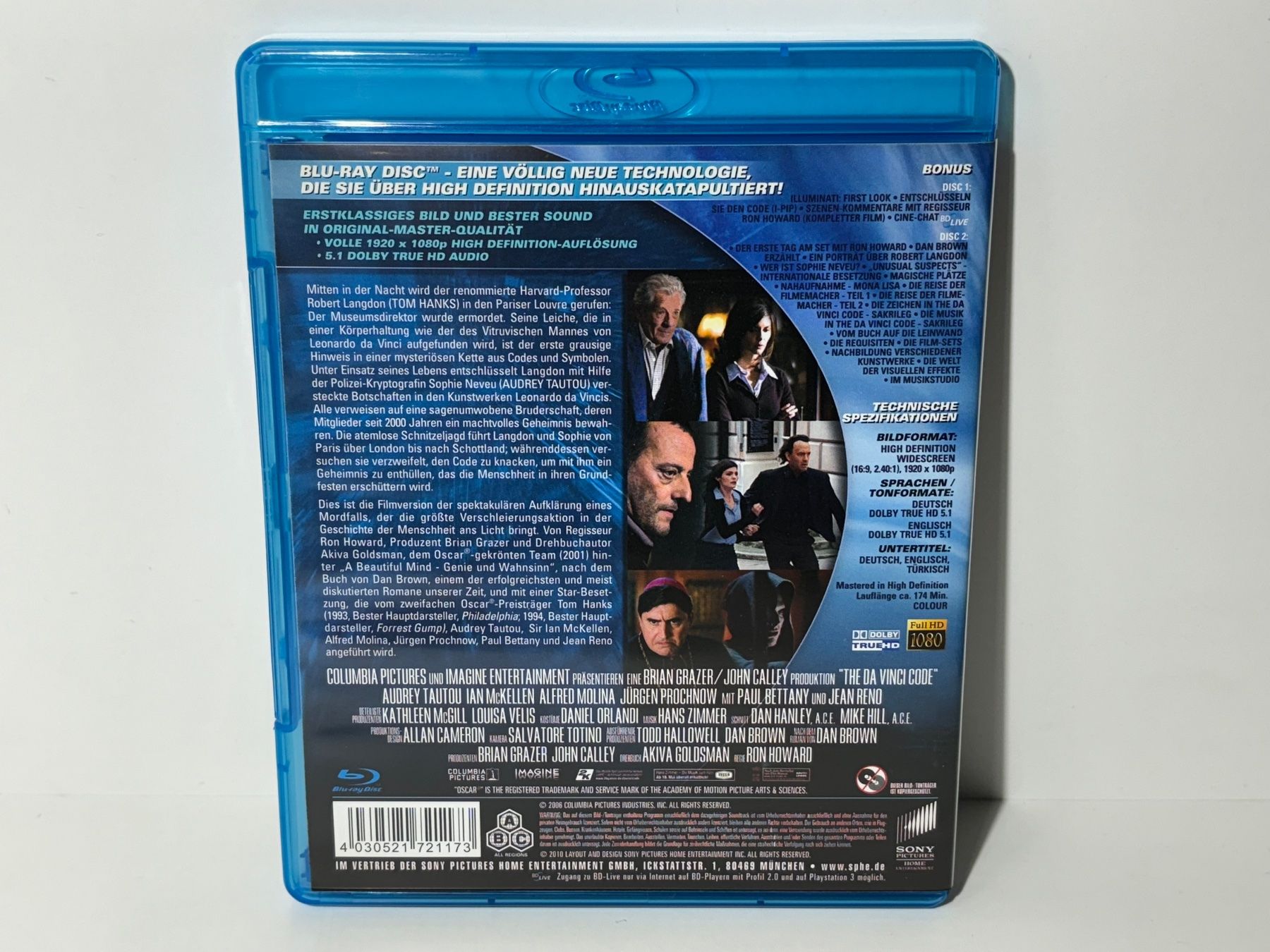 Alle DVDs: The Da Vinci Code - Illuminati - Inferno Blu Ray – Gebraucht aus Wilderswil von  2