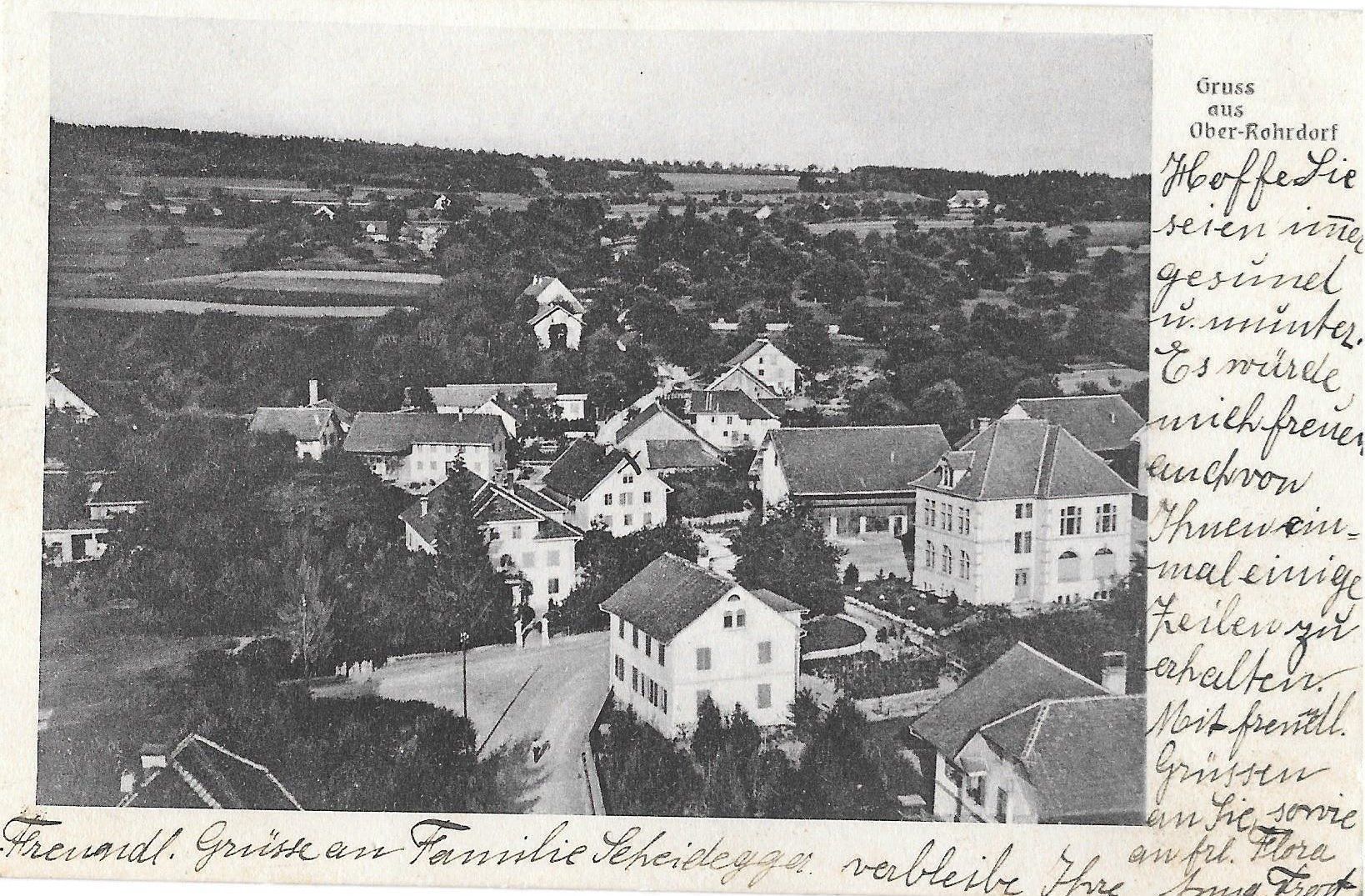 Cartoline postali: Oberrohrdorf Teilansicht – Usato da Olten venduto da clotaldi