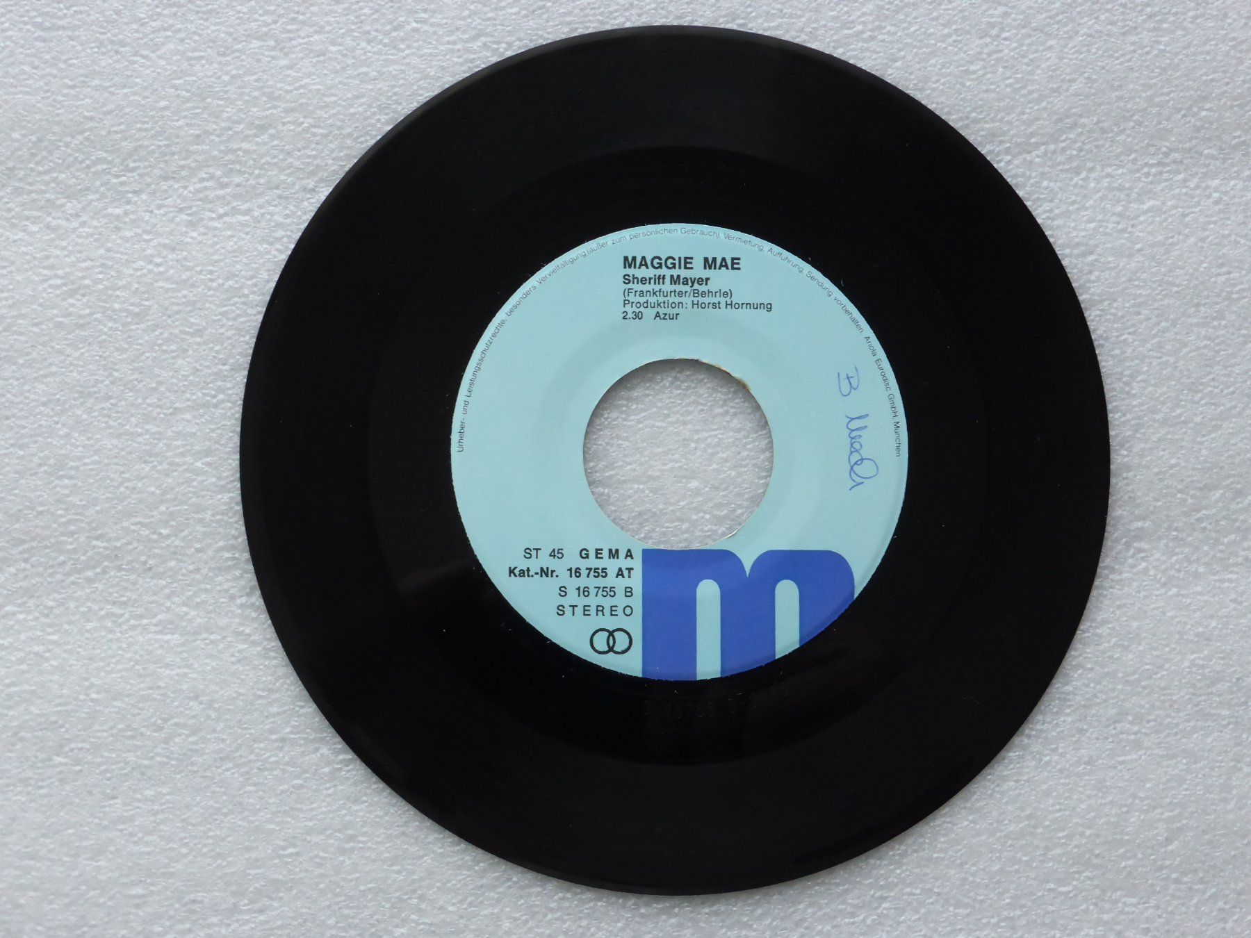 Dischi in vinile: Vinyl Single  MAGGIE MAE – Usato da Küssnacht am Rigi venduto da Mondkinder 2