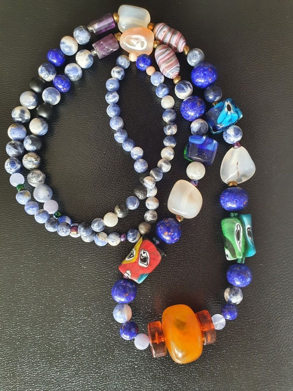 Catenine: Kette mix Edelstein – Nuovo (secondo la descrizione) da Benglen venduto da Meercat3