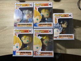 Lot/set of 5 Dragon Ball Z Funko Pops