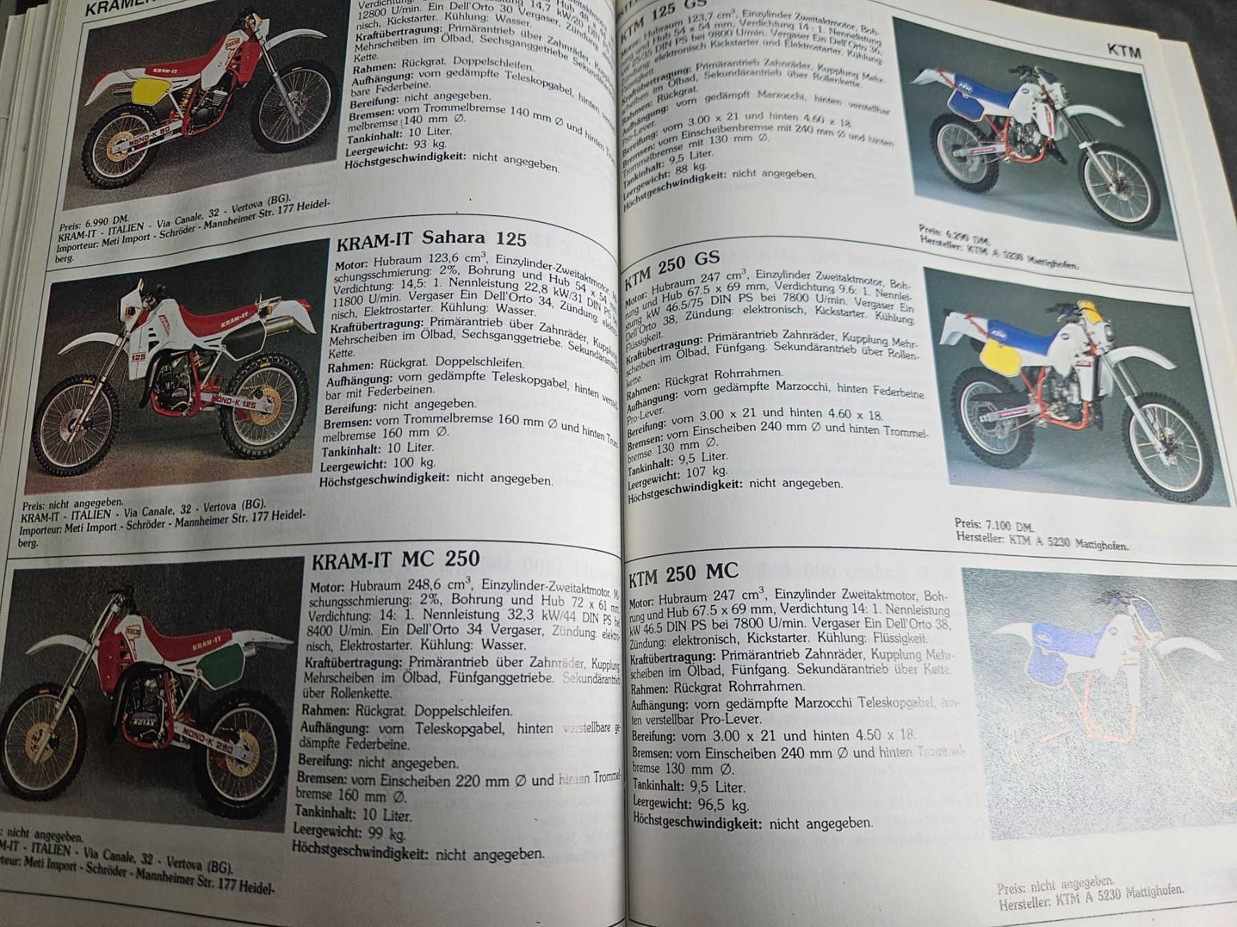 Revues & Magazines: Motorrad Aktuell 1986 Katalog  xx – D'occasion à Flawil par sr1_f6st 6