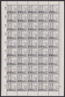 1949, Nr.297, 50er-Block (BOGEN) ** postfrisch. Kat: 100.-