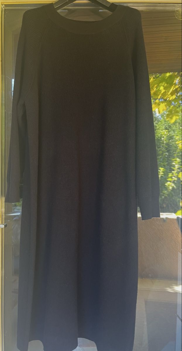 Kleider: Schwarzes Kleid / Strickkleid, Grösse L – Gebraucht aus St. Gallen von lfs_nxl8 1
